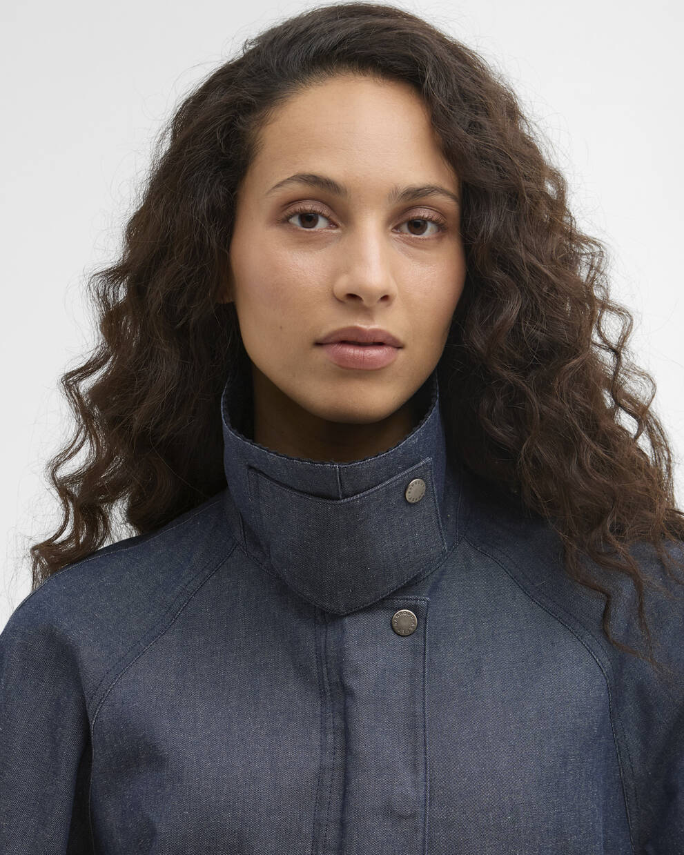 Barbour x ARKET Kokos Dry Wax Denim Jacket