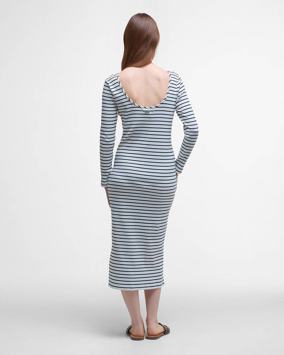 Blake Striped Midi Dress