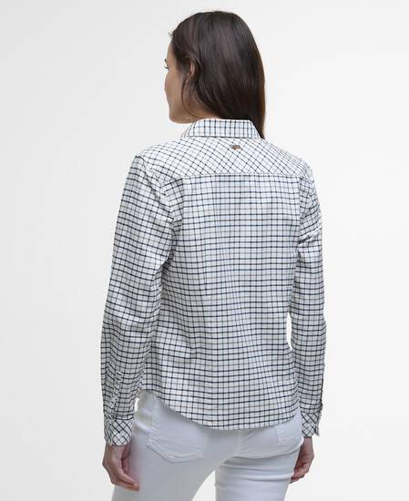 Woodside Tailored Long-Sleeved Shirt Navy Check Woodside Tailored Long-Sleeved Shirt Navy Check