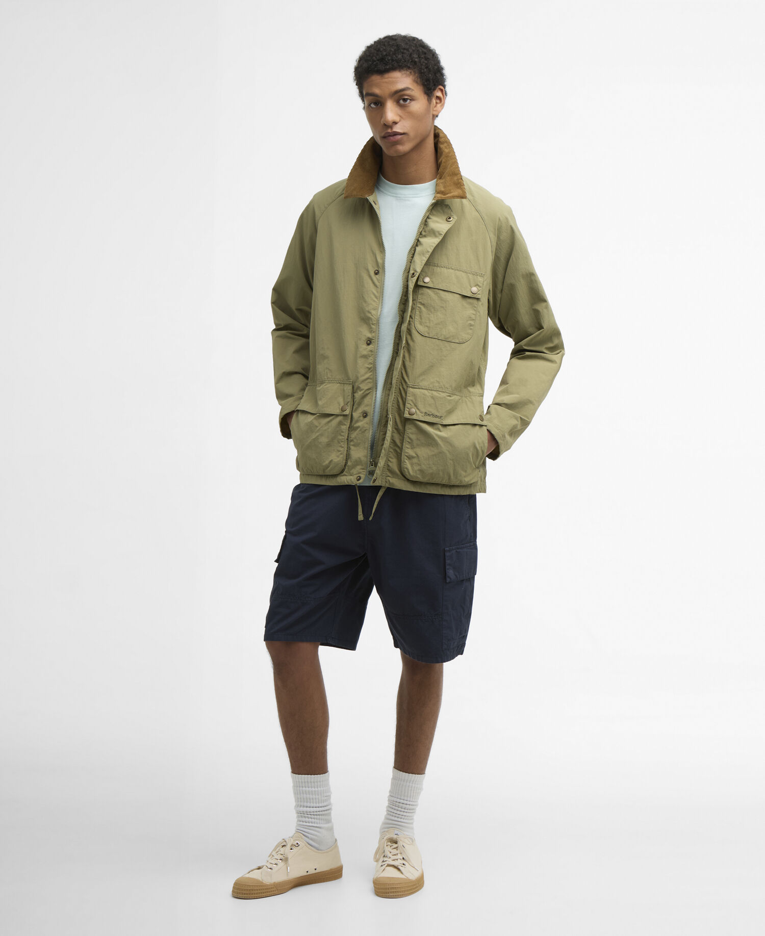 Modified Solway Showerproof Jacket Bleached Olive