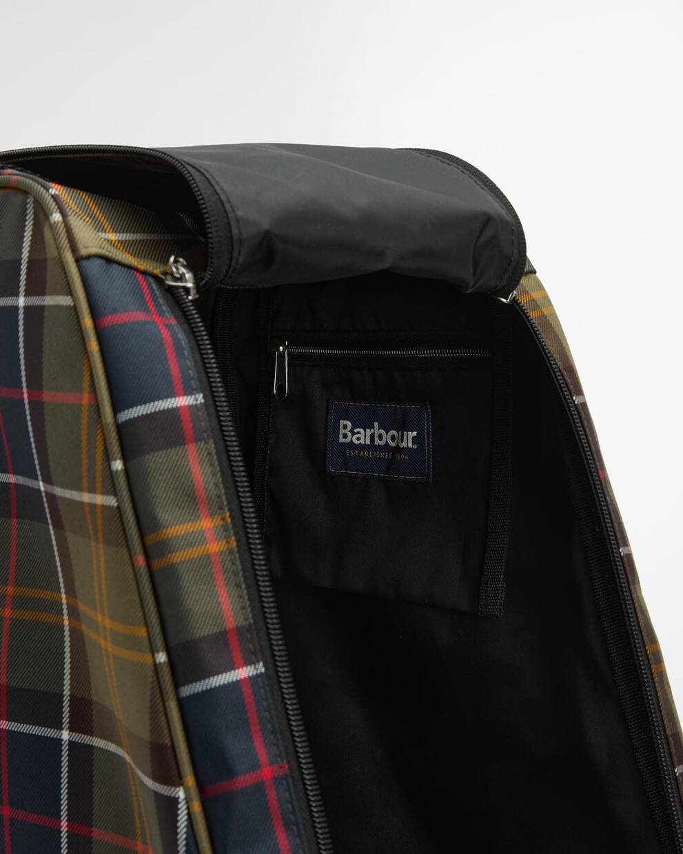 Borsa per stivaletti in tartan