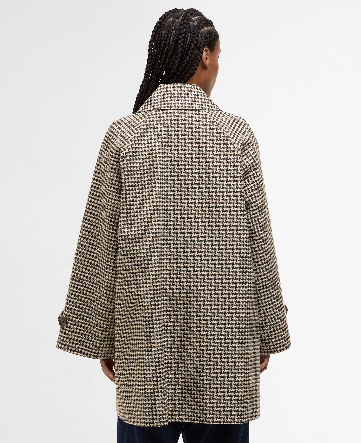 Kennedy Check Showerproof Jacket Sage Houndstooth/Mist image number 2