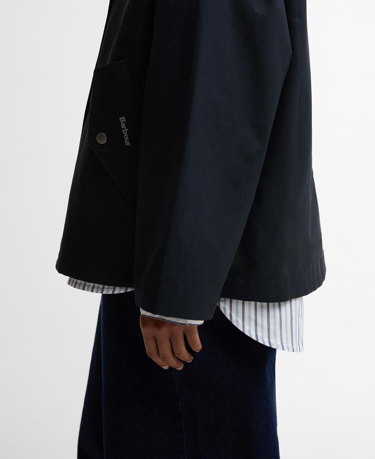 Jacke Kingswood Showerproof Dark Navy/Navy Gingham