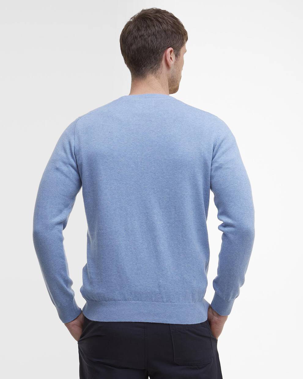 Maglione girocollo in cotone Pima