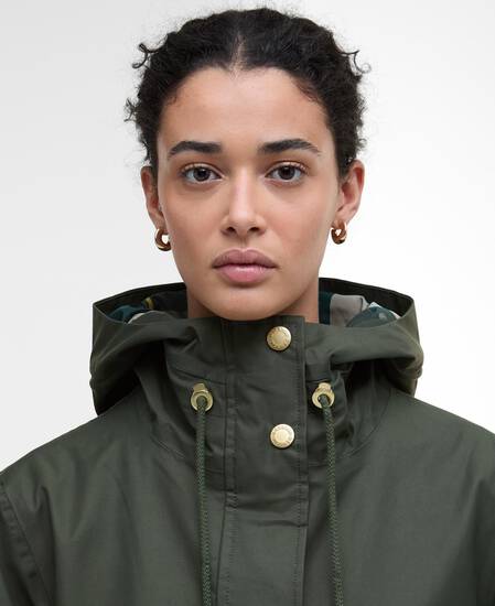 Arla Waterproof Jacket Olive/Ancient Tartan