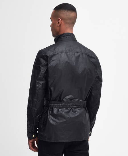 Union Jack International Waxed Jacket Classic Black