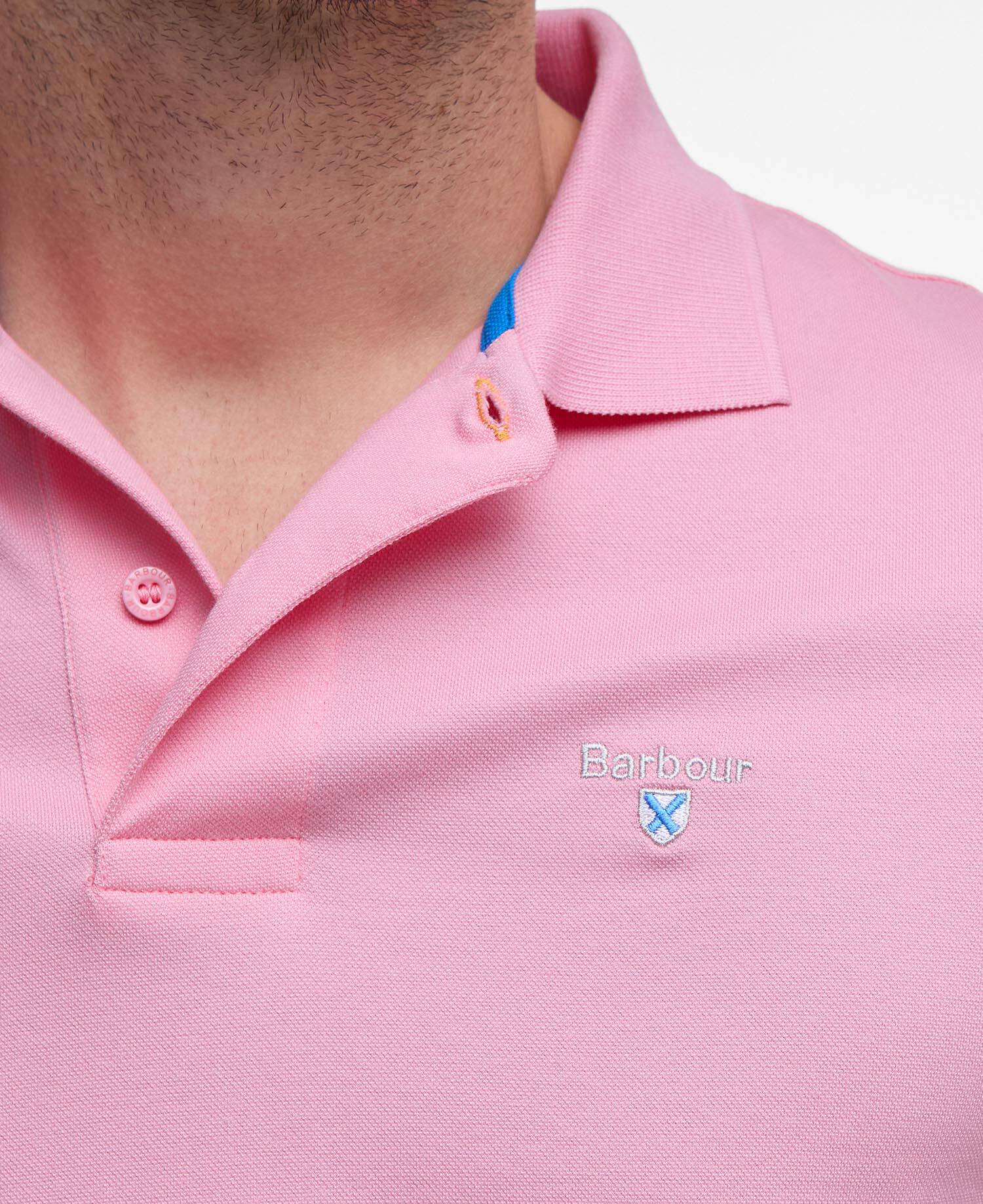 Active Short-Sleeved Polo Shirt Candy Pink image number 4