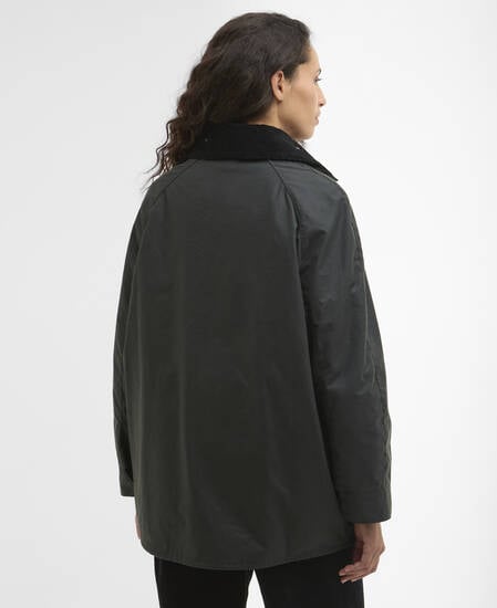 Barbour x ARKET Women's Fairgame Waxed Jacket Sage