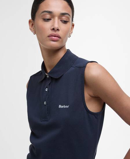 Bowford Sleeveless Polo Shirt Classic Navy