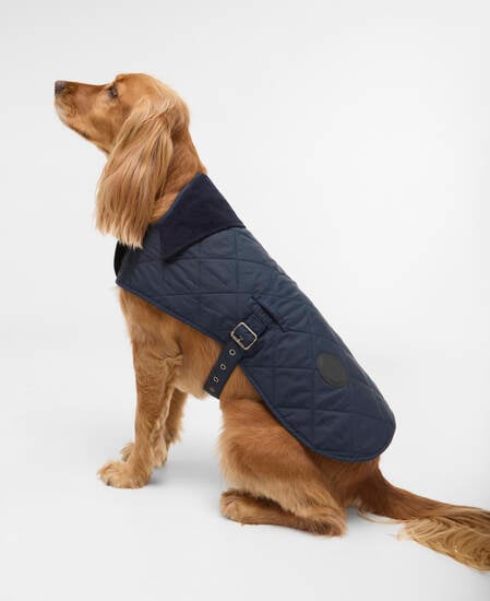 Hundemantel Quilted Dark Navy