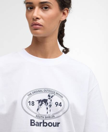 T-shirt Fern White