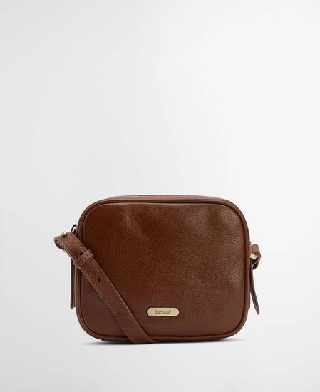 Daphne Leather Crossbody Bag Brown
