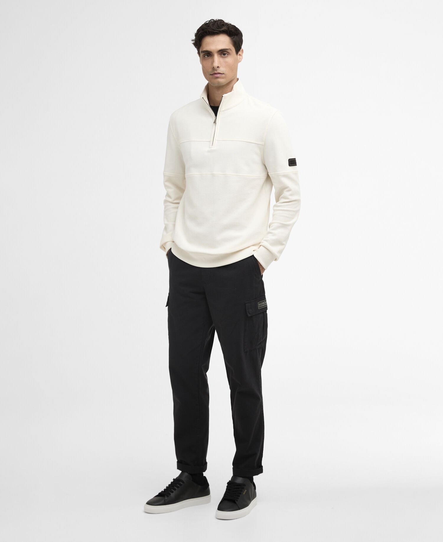 Kaspian Quarter-Zip Sweatshirt Whisper White