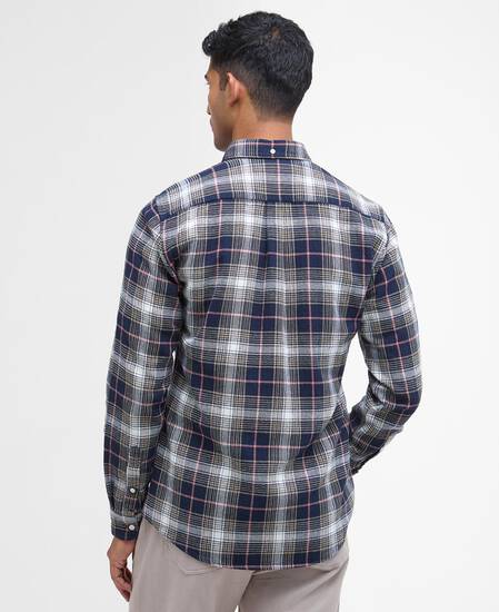 Whernside Tailored Long-Sleeved Shirt Navy