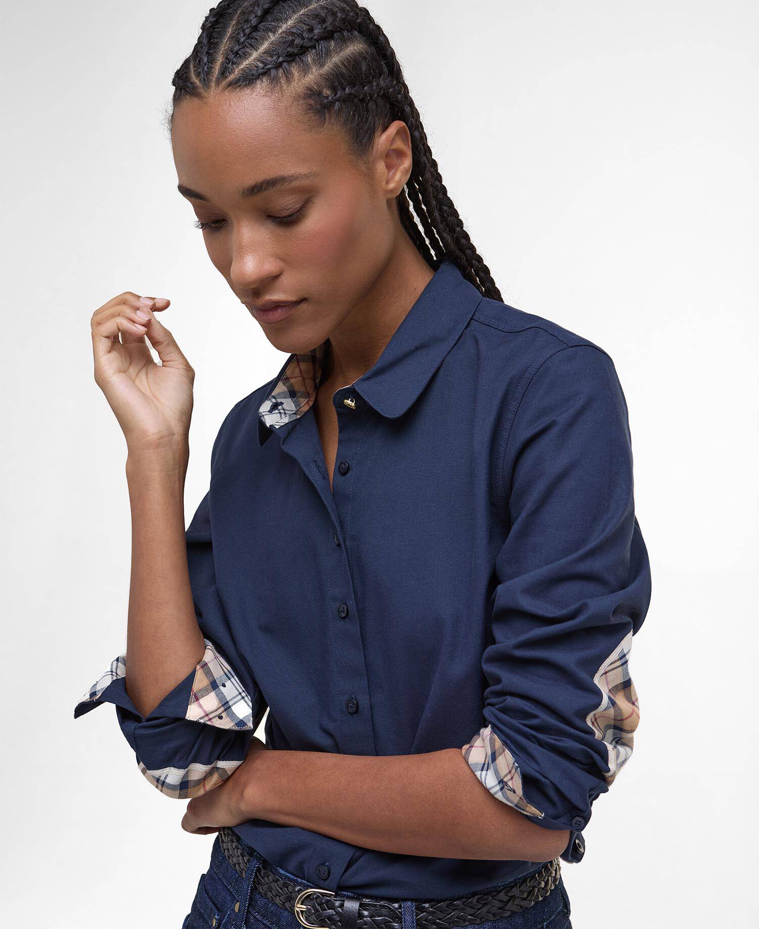 Lavender Tailored Long-Sleeved Shirt image number 3