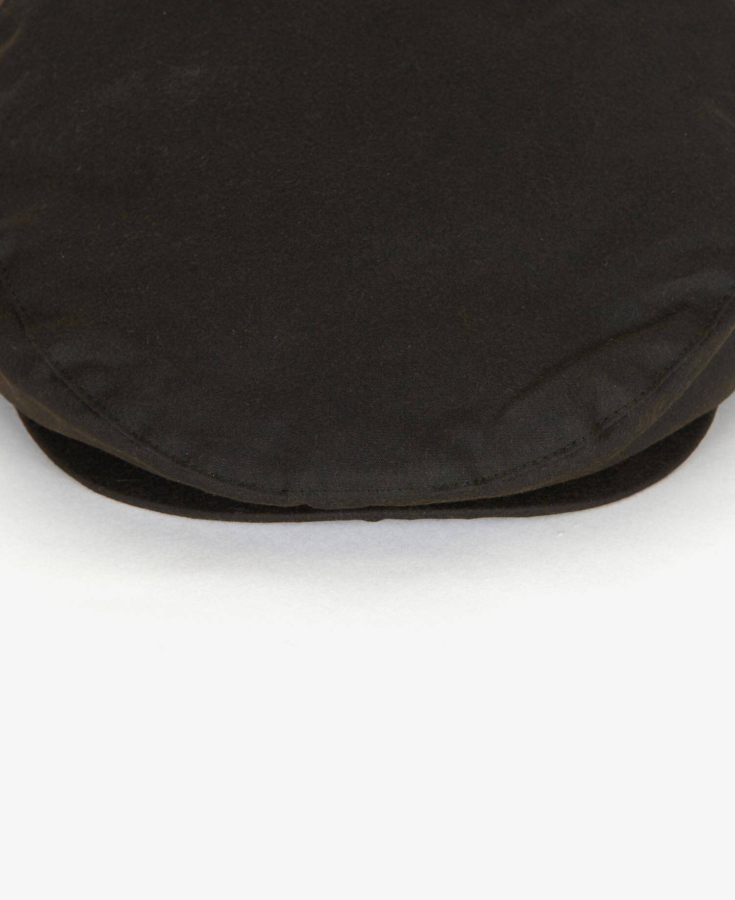 Waxed Flat Cap Olive image number 4