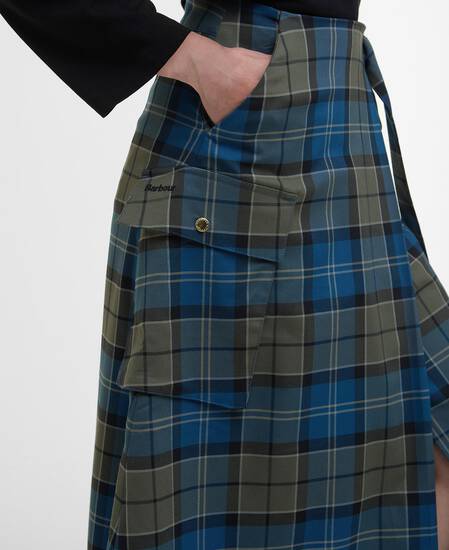 Wilma Tartan Maxi Skirt Dundee Tartan