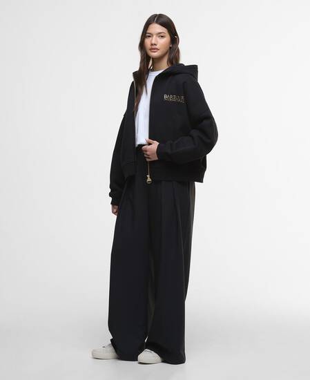 Hoodie Lana Zip-Up Black