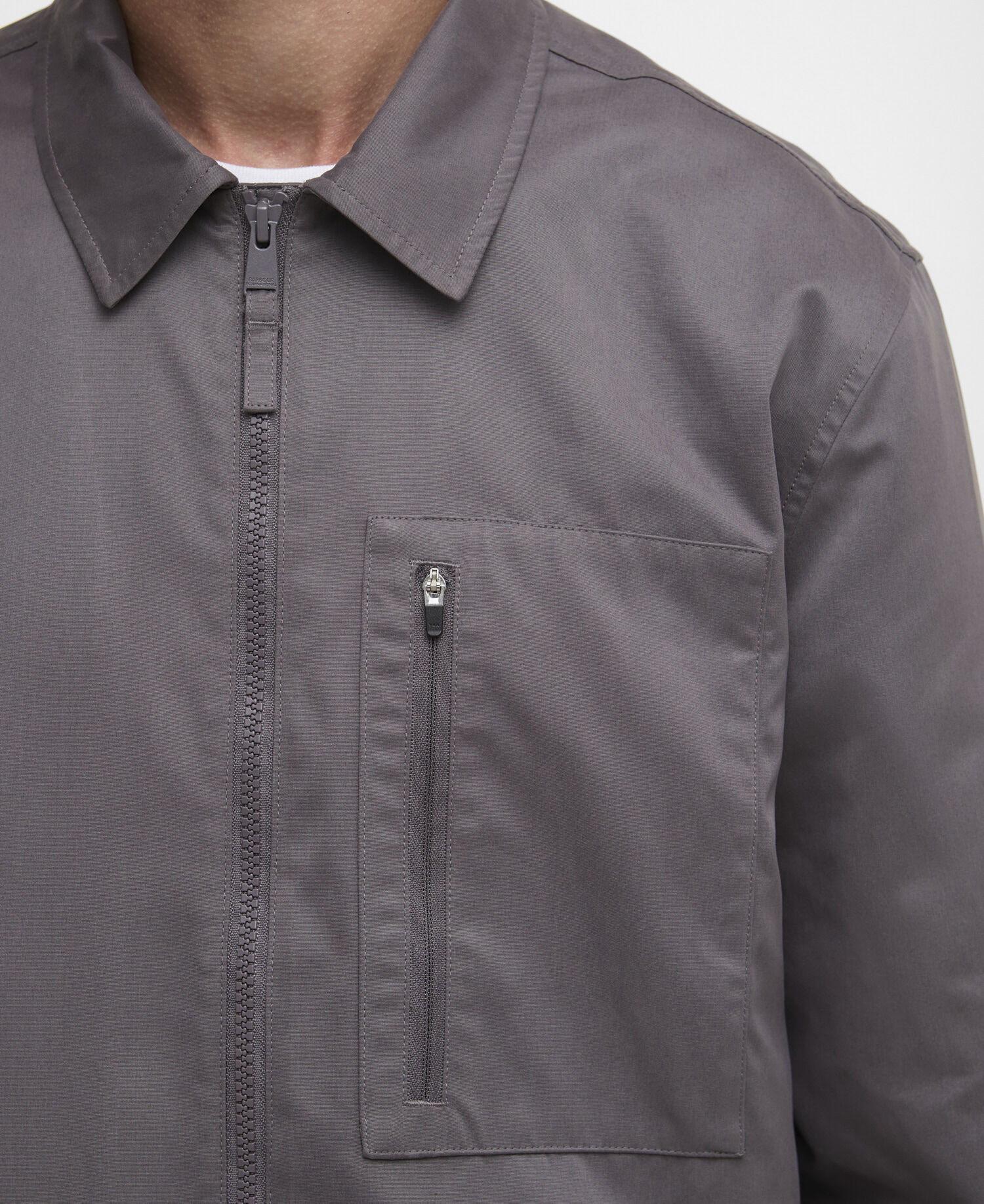 Coil Overshirt Aluminium