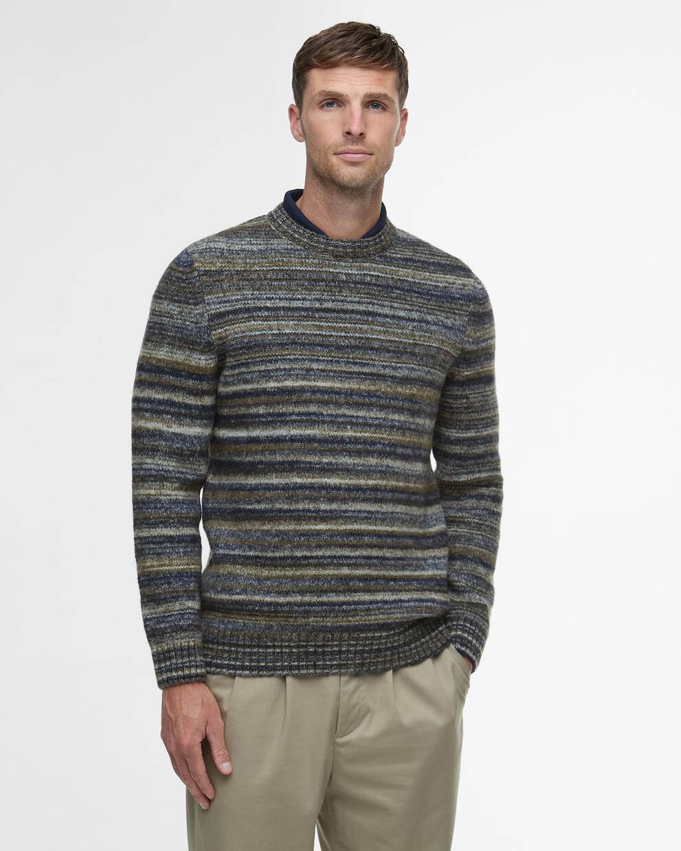 Pateley Striped Crew Neck Jumper