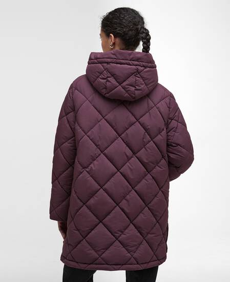 Piumino Kailyn Black Cherry/Muted Tartan