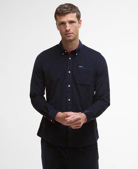 Ramsey Tailored Long-Sleeved Shirt Navy/Red Ramsey Tailored Long-Sleeved Shirt Navy/Red