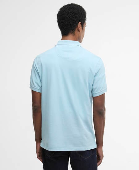 Lightweight Sports Short-Sleeved Polo Shirt Surf Blue