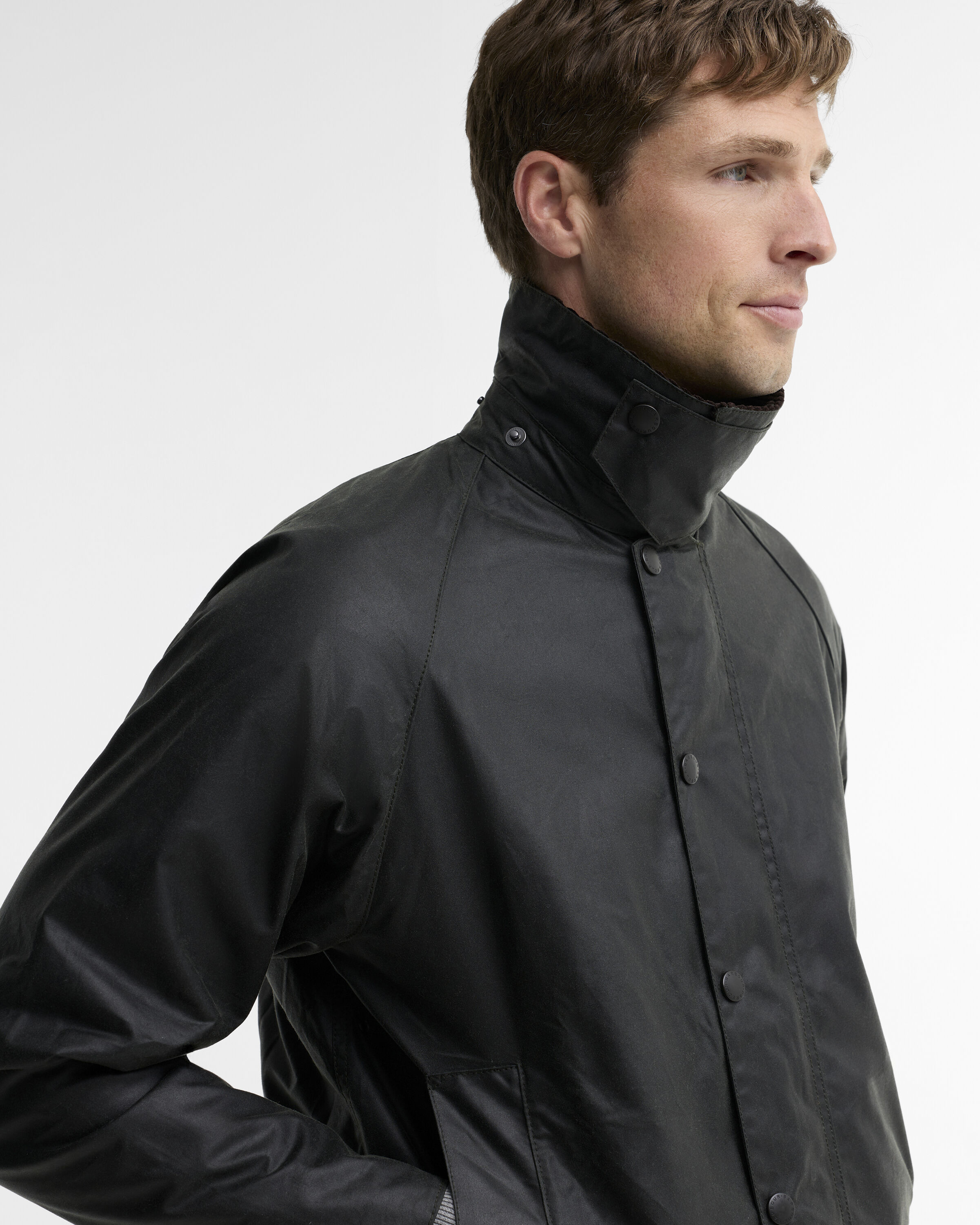 Border&reg; Waxed Jacket Sage