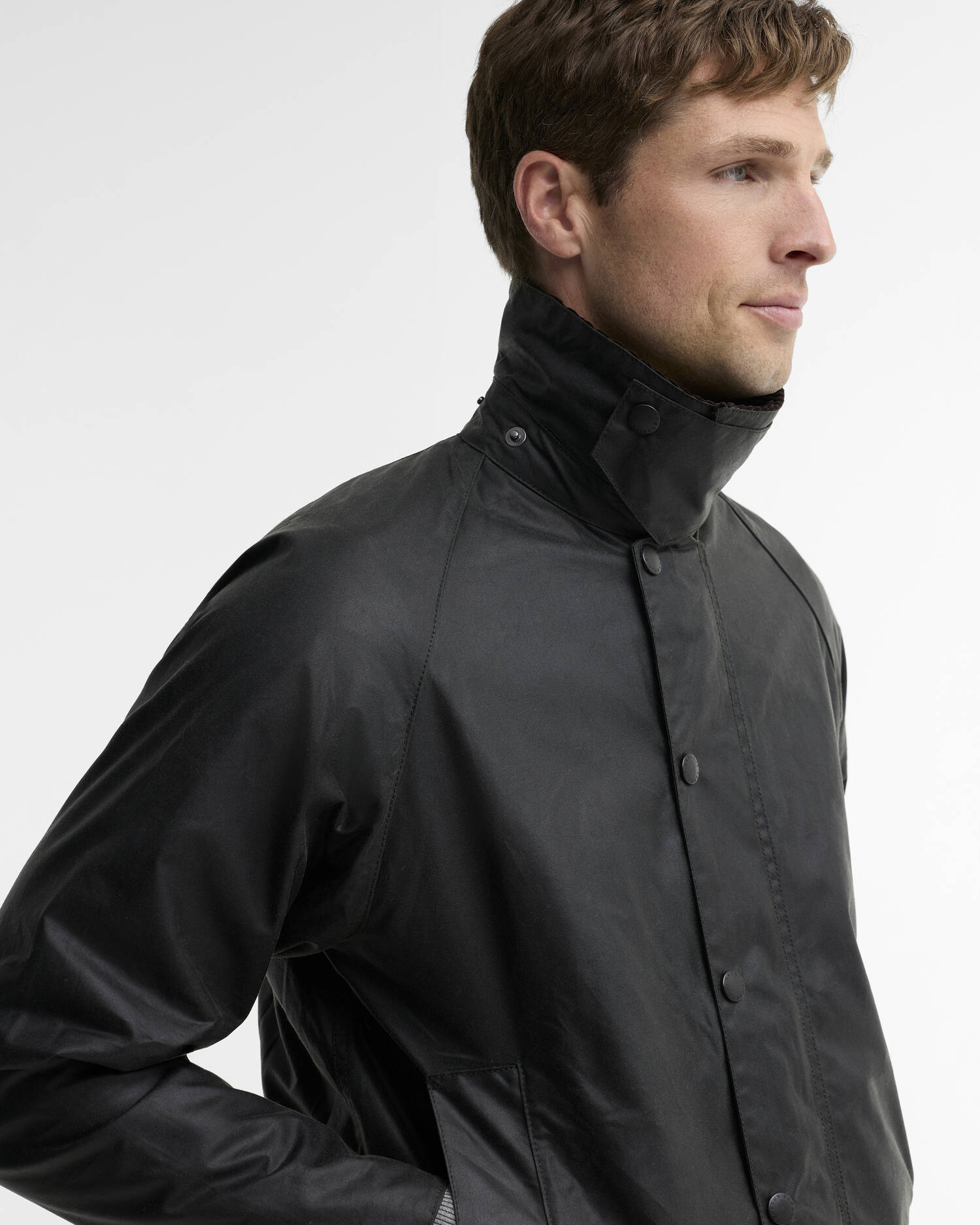 Border&reg; Waxed Jacket Sage image number 3