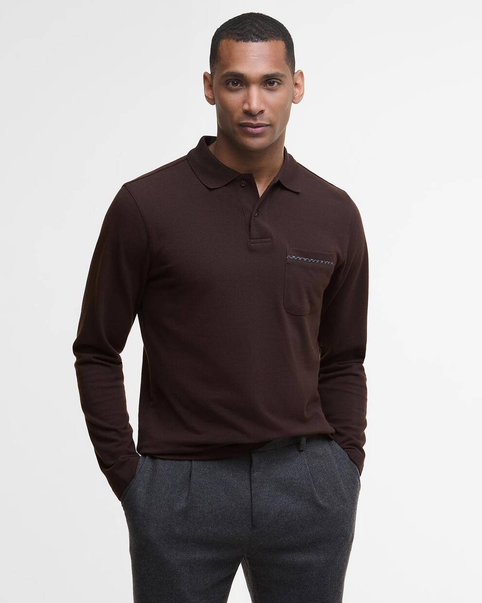 Furness Long-Sleeved Polo Shirt
