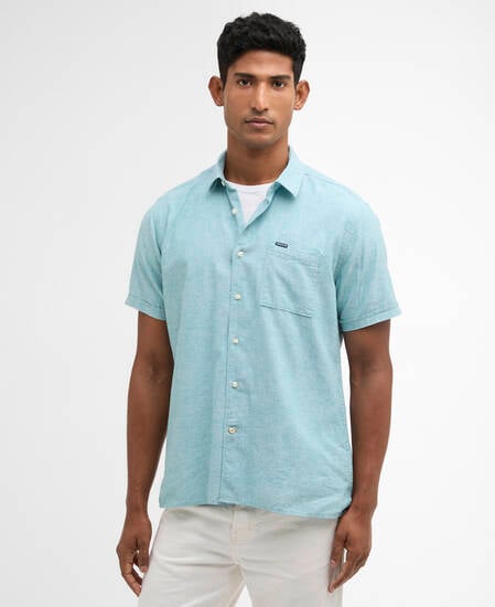 Hemd Nelson Summer Shirt Light Teal