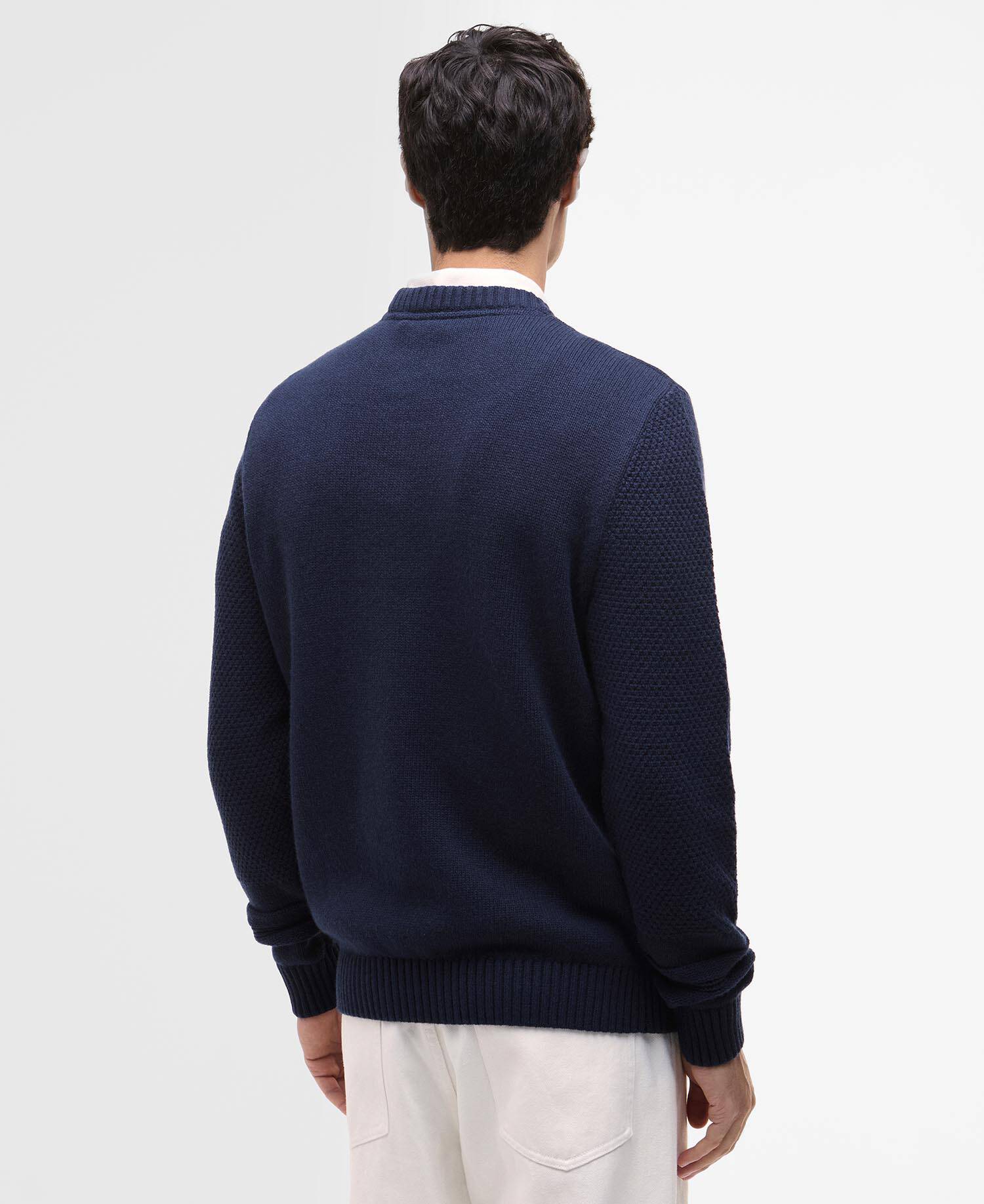Enfield Crew Neck Jumper Navy image number 2