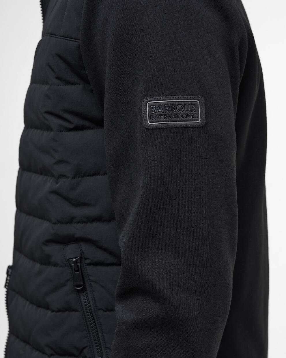 Felpa Collins con trapuntatura orizzontale