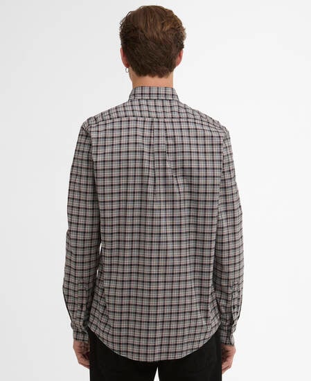 Peregrine Check Long-Sleeved Shirt Woodrose