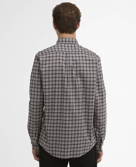 Peregrine Check Long-Sleeved Shirt Woodrose