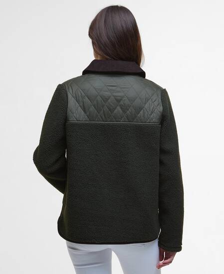 Giacca in pile Laurel Olive/Sage