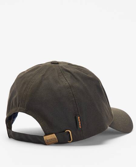 Waxed Sports Cap Olive