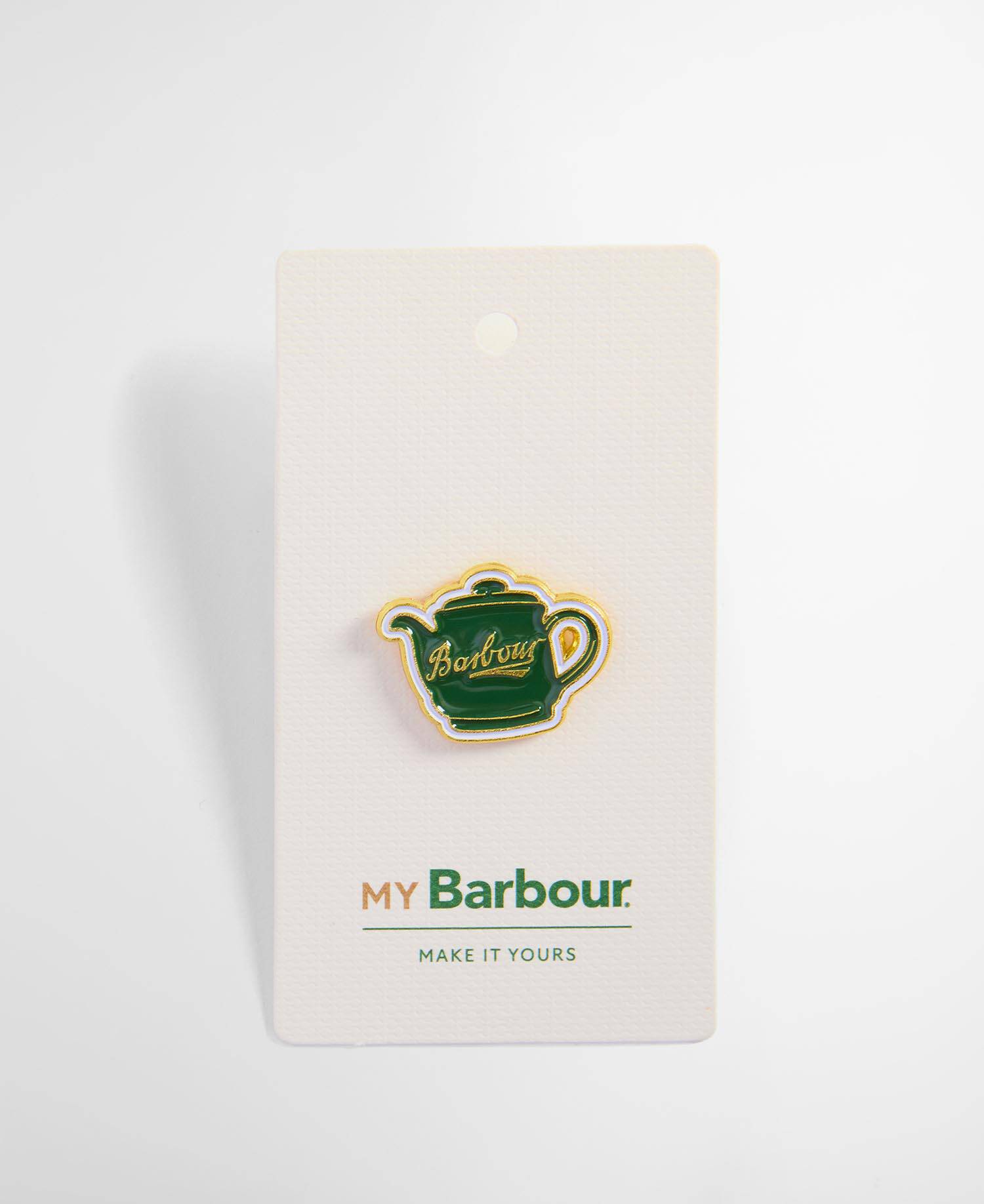 Barbour Teapot Pin Badge image number 0