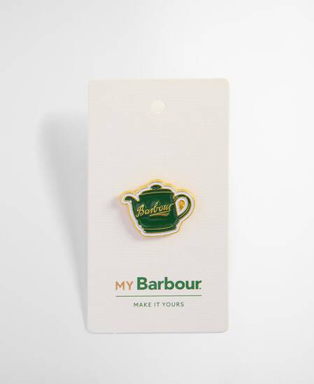 Barbour Teapot Pin Badge Teapot Barbour Teapot Pin Badge Teapot