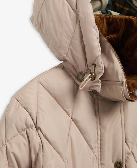 Yasmin Down Puffer Jacket Light Trench