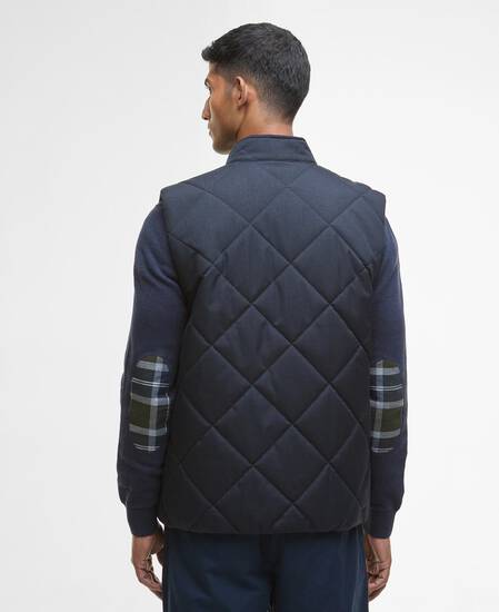 City Harrington Quilted Gilet Navy