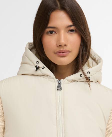 Calista Gilet Bone White