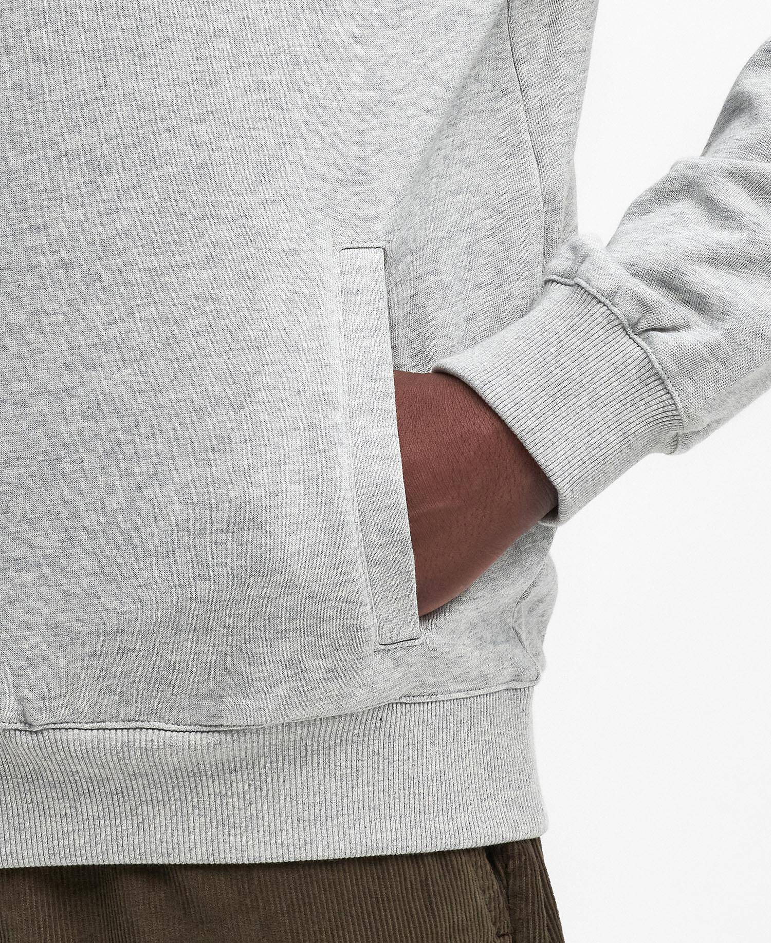 Beckhill Quarter-Zip Sweatshirt Grey Marl image number 4