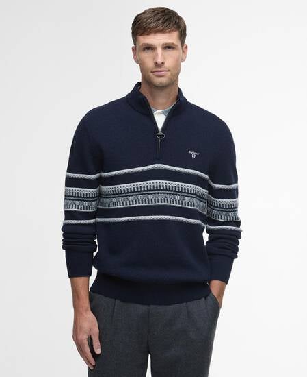 Kepwick Quarter-Zip Jumper Navy