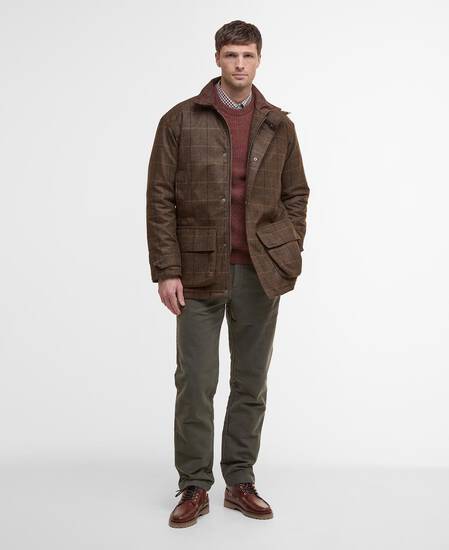 Beaconsfield Wool Jacket Burnhill Brown Check