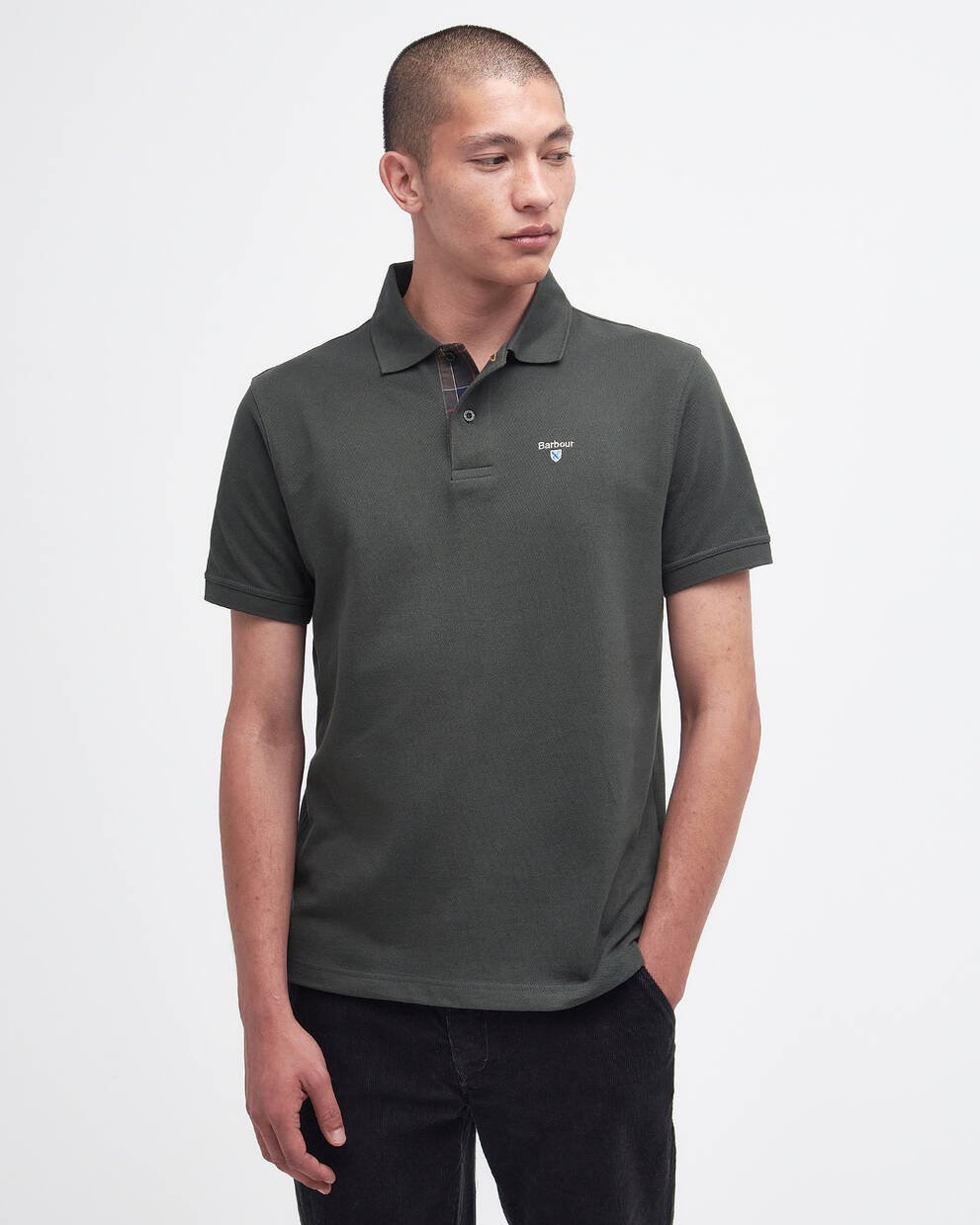 Tartan Pique Polo Shirt