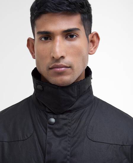 Reelin Waxed Jacket Classic Navy