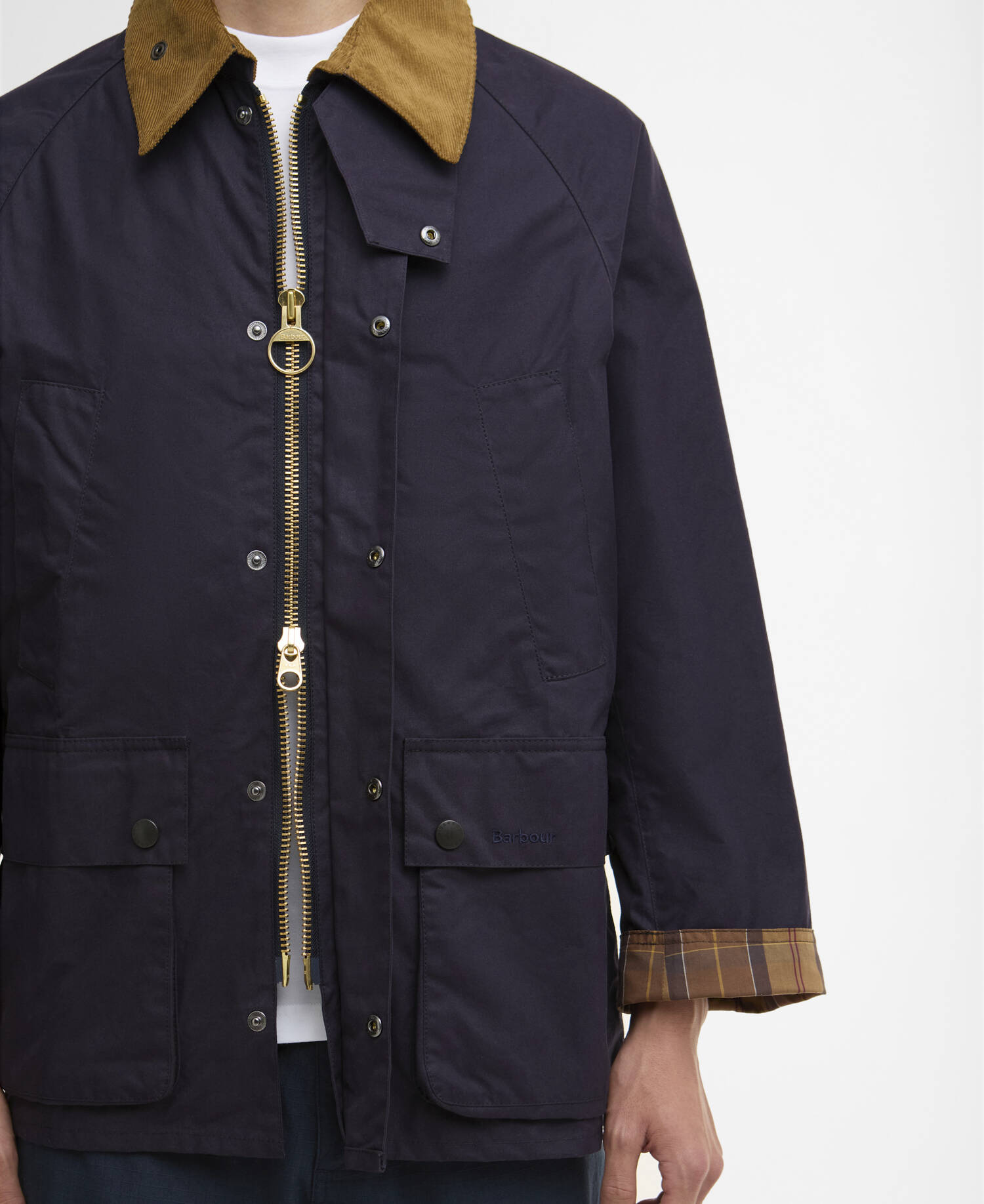 Oversized Bedale Casual jacket Dark Indigo image number 4