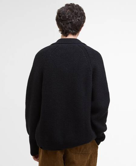 Pullover Garthman Zip-Up Black