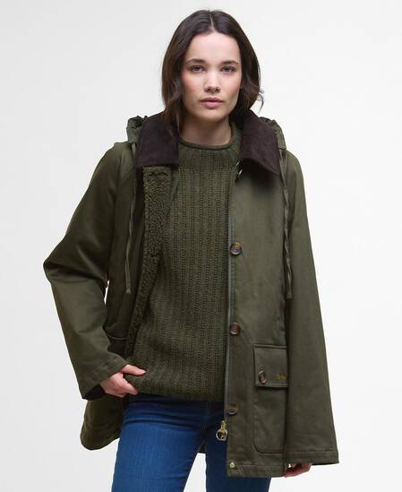 Delfina Casual Jacket Olive